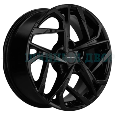 5*110 17" Et45 7J Khomen Wheels KHW1716 (DFM580) 67.1 Black