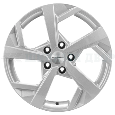 5*114.3 17" Et45 7J Khomen Wheels KHW1712 (Changan/Geely/Lexus/Toyota) 60.1 F-Silver