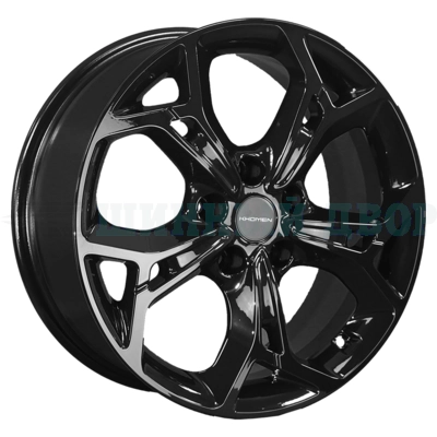 5*110 17" Et45 7J Khomen Wheels KHW1702 (DFM580) 67.1 Black