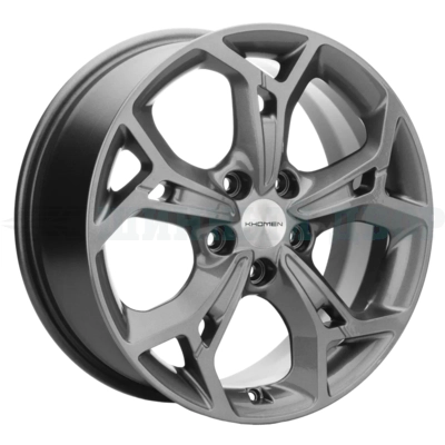 5*110 17" Et46 7J Khomen Wheels KHW1702 (Changan CS35/CS35 Pro) 63.3 Gray