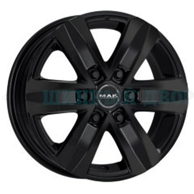 6*114.3 18" Et45 8J MAK Stone 6 66.1 Gloss Black