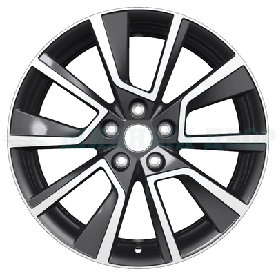 5*112 18" Et45 7J Khomen Wheels KHW1802 (Karoq) 57.1 Black-FP