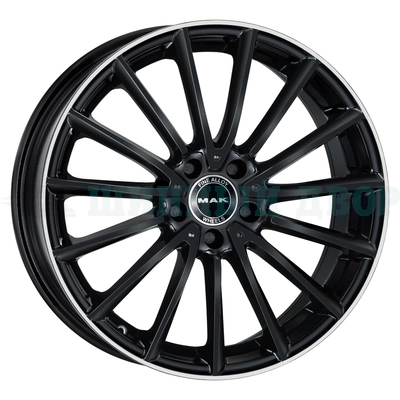 5*112 19" Et33 8J MAK Komet 66.6 Gloss Black Mirror Ring
