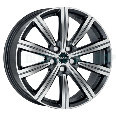 5*112 19" Et28 8J MAK Birmingham 66.45 Gunmetal Mirror Face