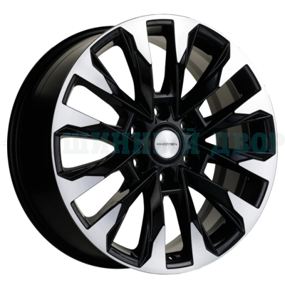 6*139.7 20" Et60 8J Khomen Wheels KHW2010 (LC 300) 95.1 Black-FP