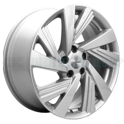 5*112 18" Et43 7.5J Khomen Wheels KHW1801 (Tiguan/Kodiaq) 57.1 F-Silver