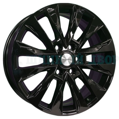 6*139.7 20" Et60 8J Khomen Wheels KHW2010 (LC 300) 95.1 Black