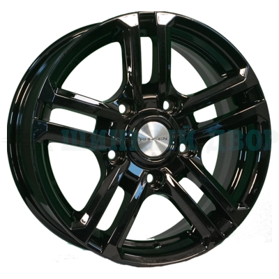 5*139.7 16" Et40 6.5J Khomen Wheels KHW1602 (Niva 4x4) 98.5 Black