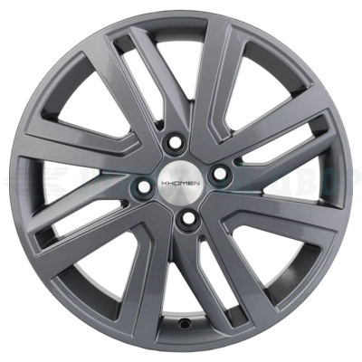 4*100 16" Et46 6J Khomen Wheels KHW1609 (Rio II/Solaris II) 54.1 Gray