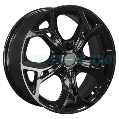 5*110 17" Et46 7J Khomen Wheels KHW1702 (Changan CS35/CS35 Pro) 63.3 Black