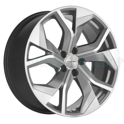 5*114.3 20" Et30 8.5J Khomen Wheels KHW2006 (RX) 60.1 Silver-FP