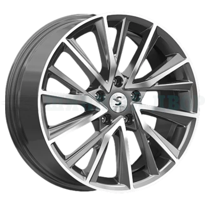 5*112 18" Et39 7.5J Premium Series КР010 (Audi A4) 66.6 Diamond Gloss Graphite