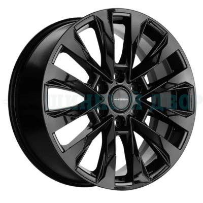 6*139.7 20" Et-28 8J Khomen Wheels KHW2010 (Chevrolet Tahoe) 78.1 Black
