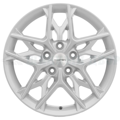 5*114.3 17" Et50 7J Khomen Wheels KHW1709 (CX-5/Seltos/Optima) 67.1 F-Silver