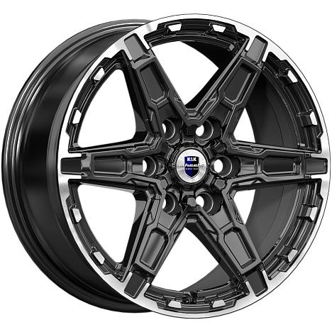 6*114,3 18" Et25 8.0J КиК Дистрикт 66.1 чёрный бриллиант