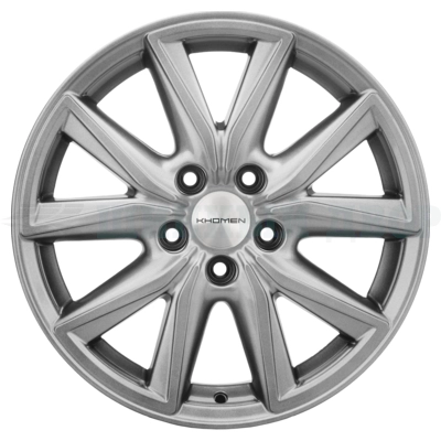 5*114.3 17" Et50 7J Khomen Wheels KHW1706 (CX-5/Seltos/Optima) 67.1 G-Silver