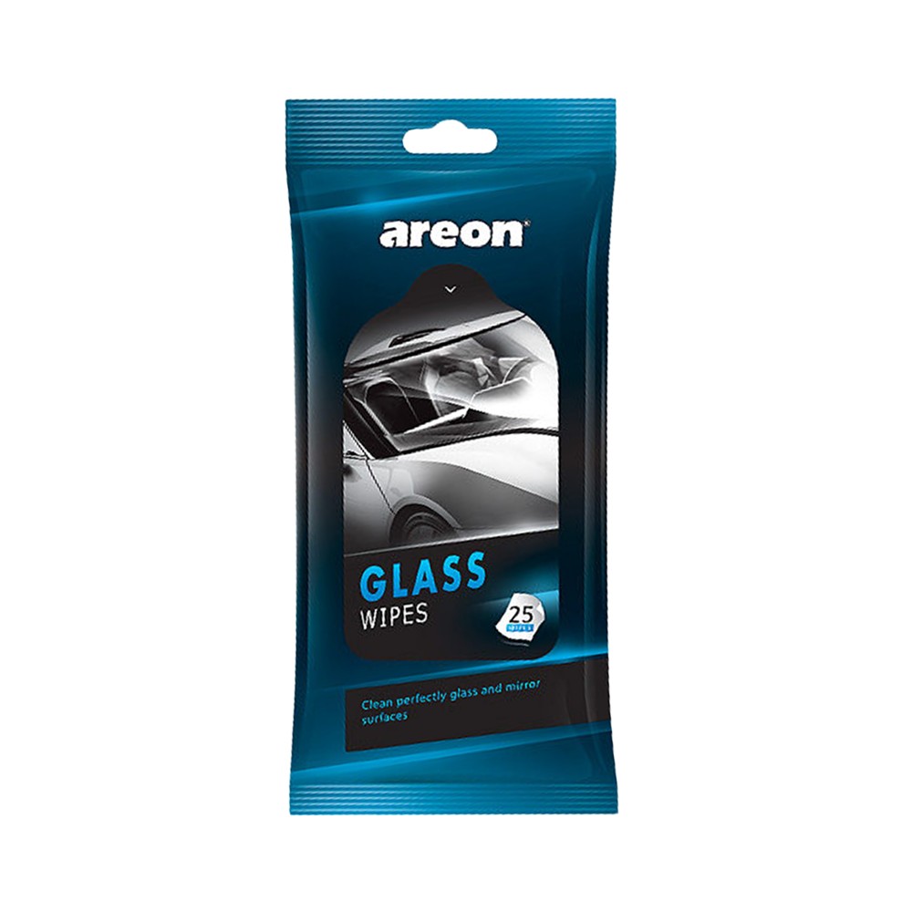 Салфетки влажные для стекол AREON (25 шт.)