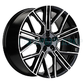 5*114.3 21" Et40 9.5J Khomen Wheels KHW2101 (Tesla) 64.1 Black