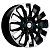 6*139.7 20" Et60 8J Khomen Wheels KHW2010 (LC 300) 95.1 Black-FP