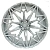 5*112 22" Et30 10J Khomen Wheels ZEUS 2202 (X5/X6/X7/Cullinan) 66.6 Brilliant Silver