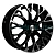 5*108 17" Et40 7J Khomen Wheels KHW1718 (Jac/Москвич 3) 54.1 Black-FP