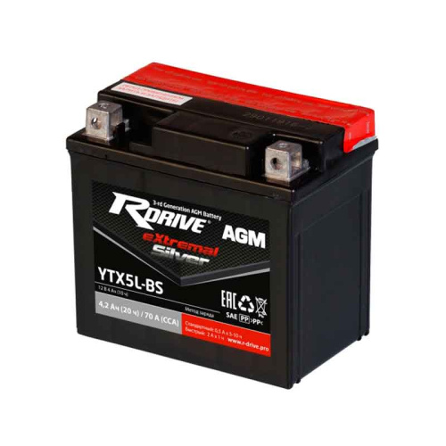 RDRIVE EXTREMAL SILVER YTX5L-BS