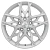 5*114.3 17" Et45 7J Khomen Wheels KHW1709 (Camry) 60.1 F-Silver