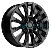 6*139.7 20" Et25 8J Khomen Wheels KHW2010 (LC Prado) 106.1 Black-FP